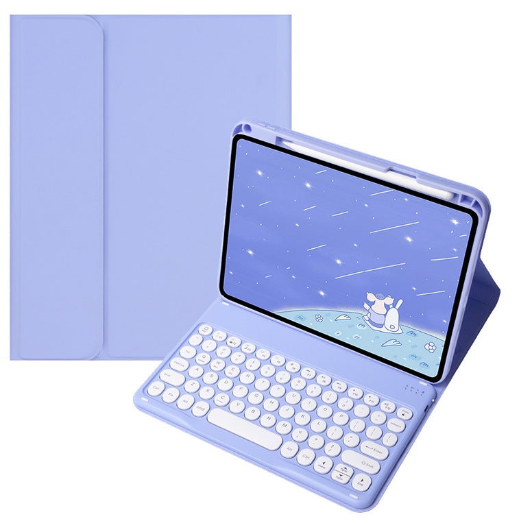 For Ipad Air6 Tablet Protective Cover Bluetooth Square Cap Touch Keyboard Magnetic Suction 10 Generation Upper Pen Slot Protective Cover - Image 5